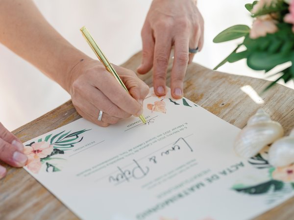 Heiratsurkunde in der Dominikanischen Republik